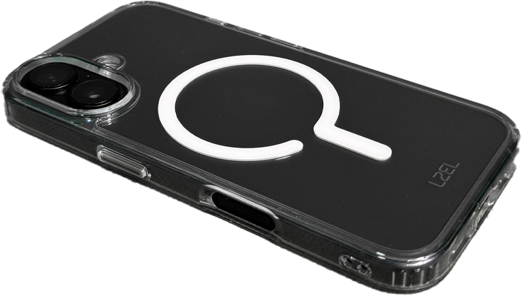 LZEl iPhone 16 Plus MagClear Fusion Case With MagSafe Clear | CLEAR/WHITE LZEl iPhone 16 Plus MagClear Fusion Case With MagSafe Clear | CLEAR/WHITE